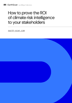 Prove ROI of climate risk intelligence